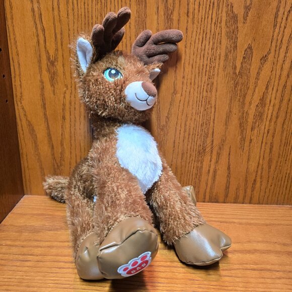 BUILD A BEAR Glisten & the Merry Mission Santa's Reindeer Stuffed Animal Plush - Picture 4 of 7